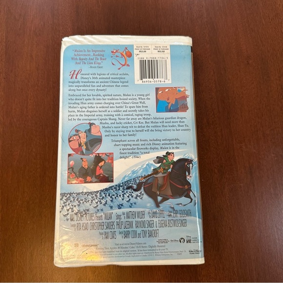 Disneys Masterpiece Collection Vintage VHS Tapes Qty 5 total as Shown in photo - Picture 9 of 16